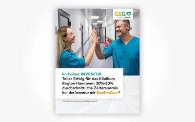 Inventur: Klinikum Region Hannover erzielt dank ScanProCare! deutliche Zeitersparnis