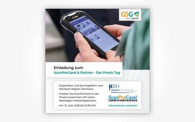 GSG trinovis.DIGITAL ist Partner beim „ScanProCare! & Partner – Der Praxis Tag“